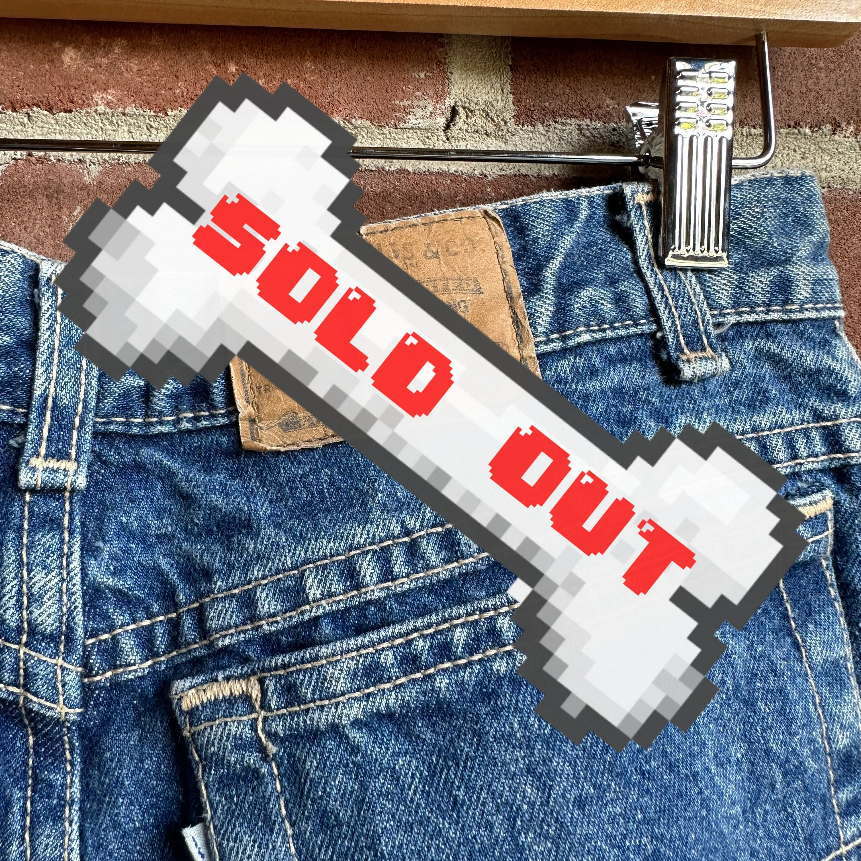 80s Levi’s White Tab Jeans