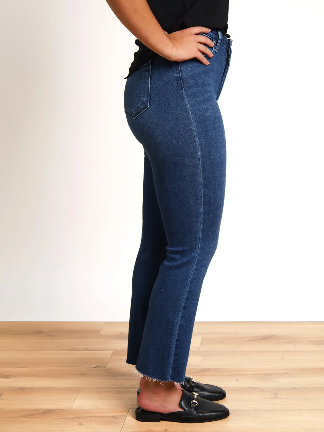 Jackie Cropped Flare Jeans- Final Sale